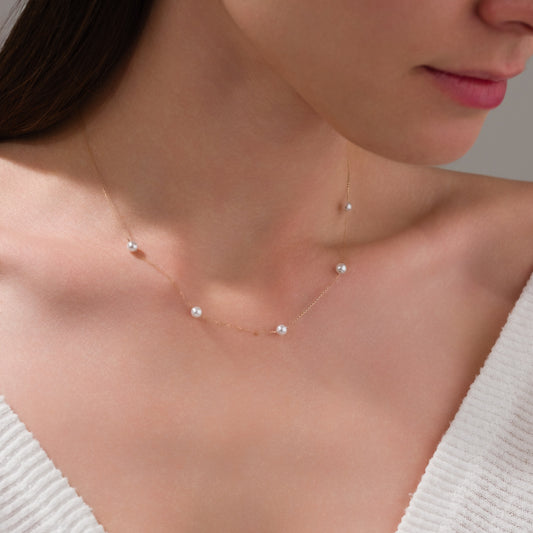 İnci Gümüş Kolye