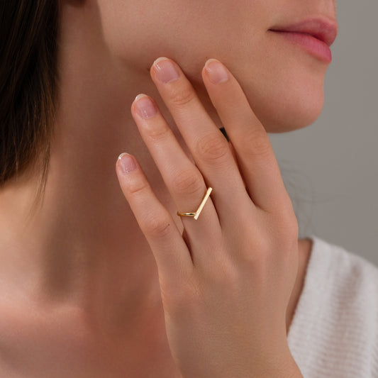 Bar Gümüş Yüzük