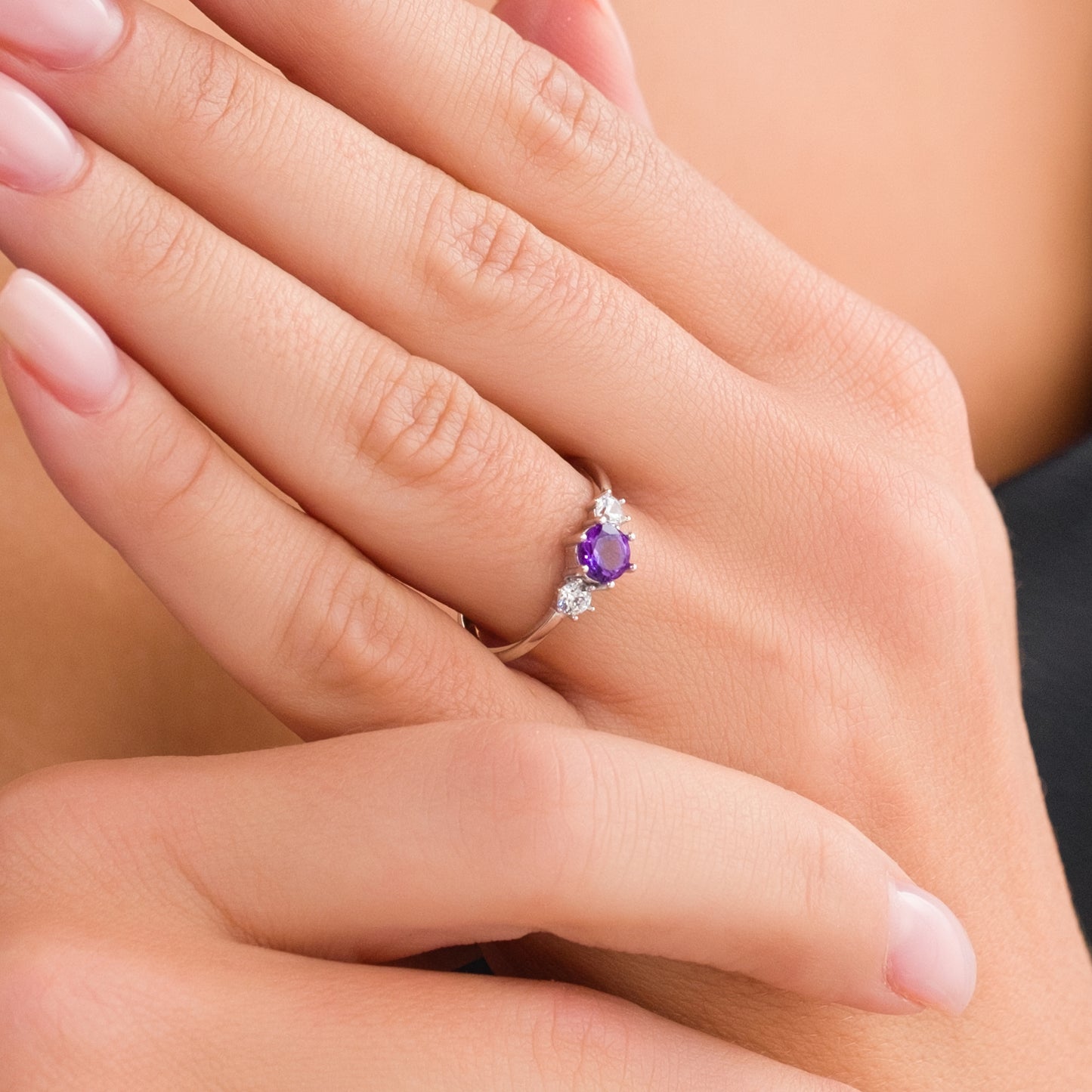 Amethyst Gümüş Yüzük